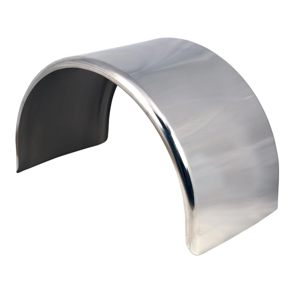 80" Mirror Finish Stainless Single Axle Fenders