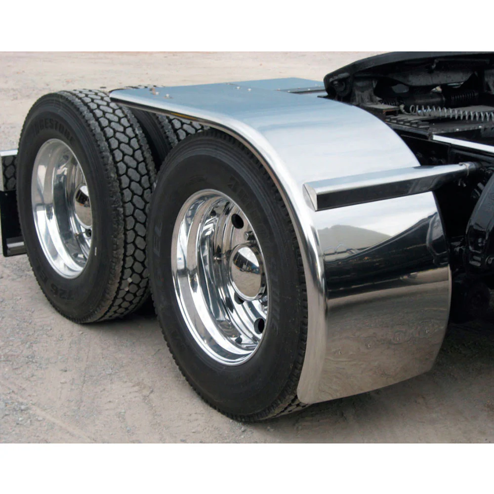 80" Stainless Rollin' Lo Super Drop Half Fenders