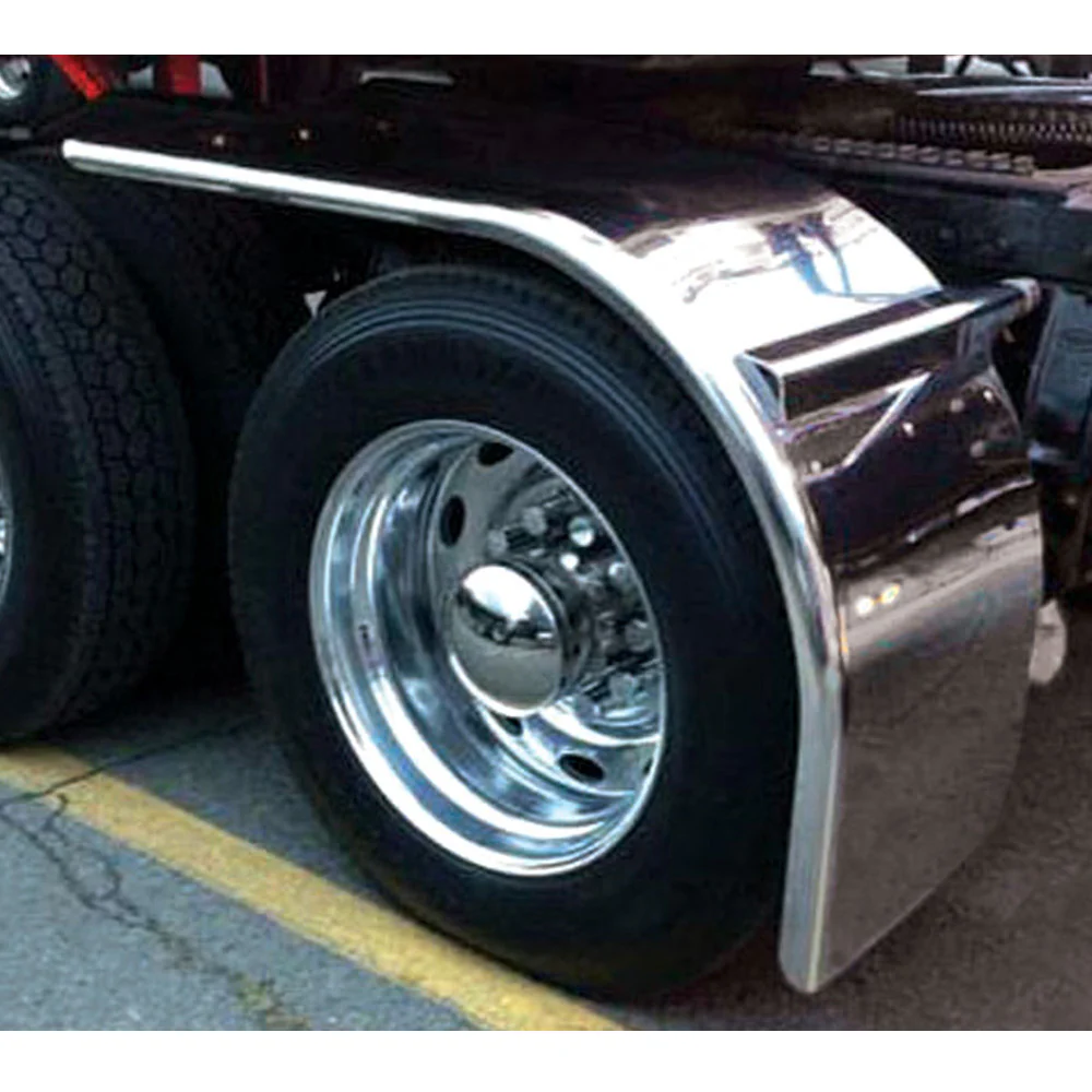 80" Stainless Steel Low Rider Half Fenders