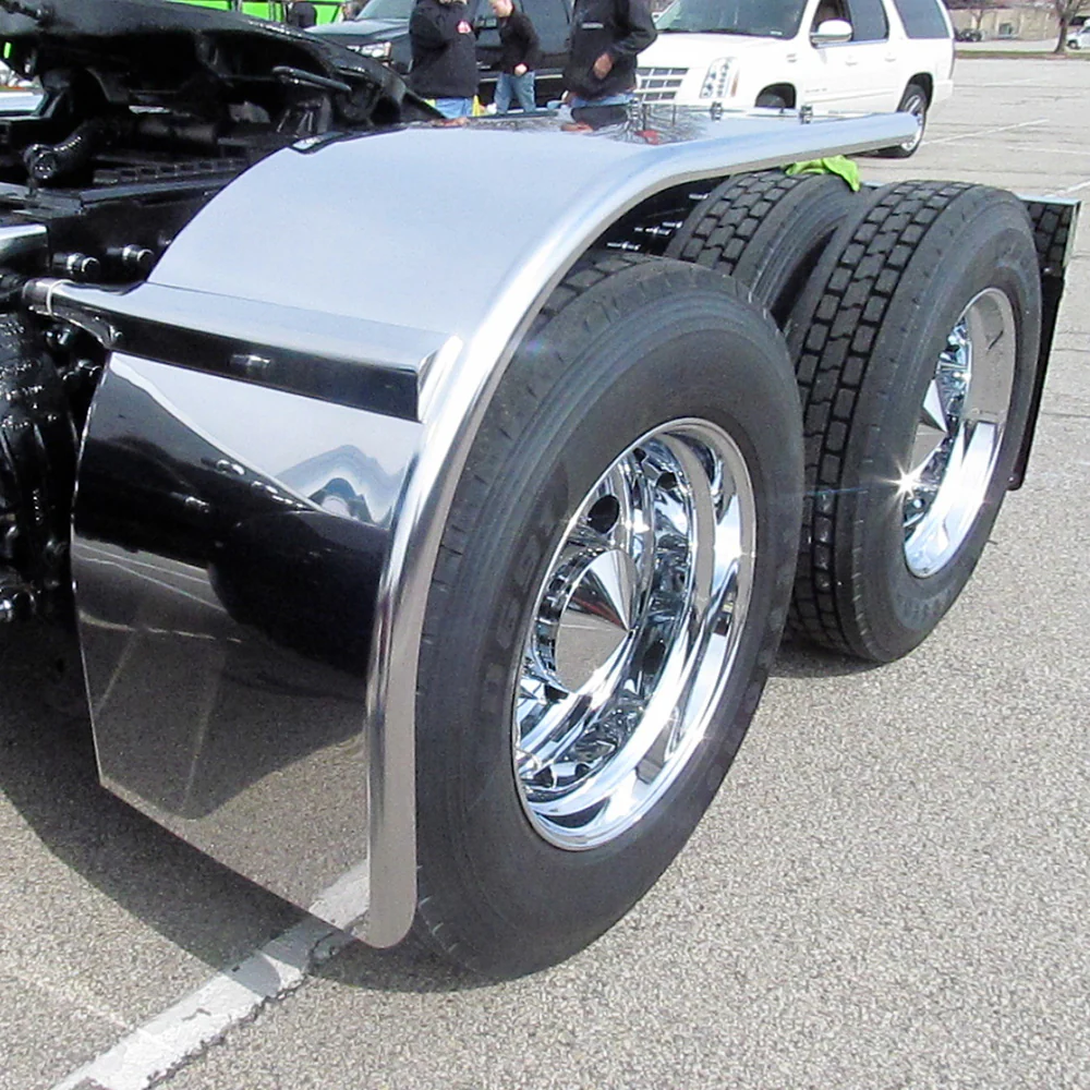 80" Stainless Steel Low Rider Half Fenders - Image 3