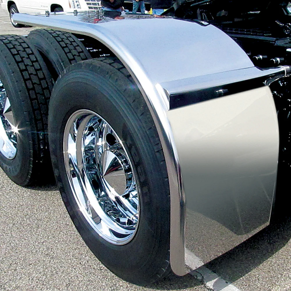 80" Stainless Steel Low Rider Half Fenders - Image 4