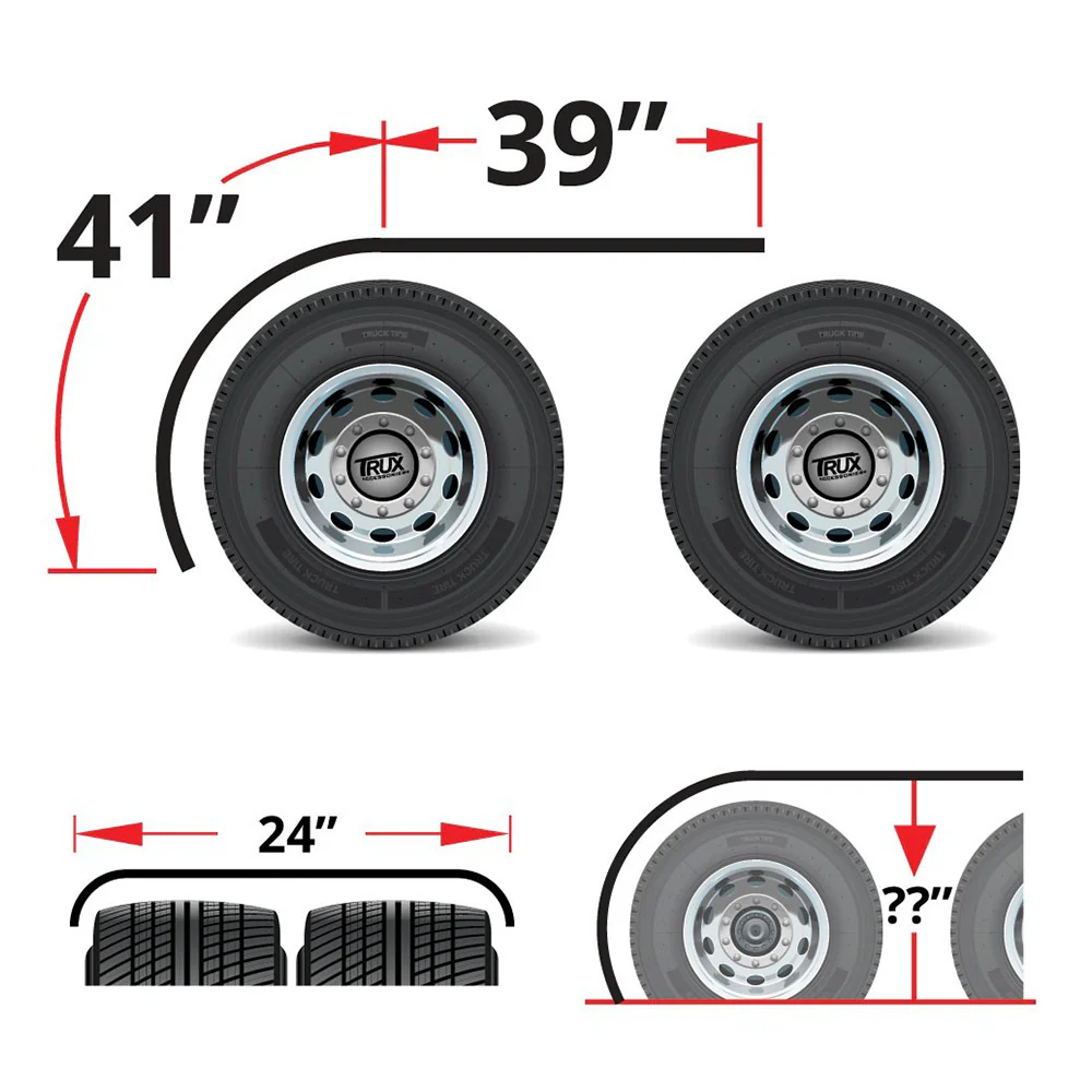 80" Stainless Steel Low Rider Half Fenders - Image 5