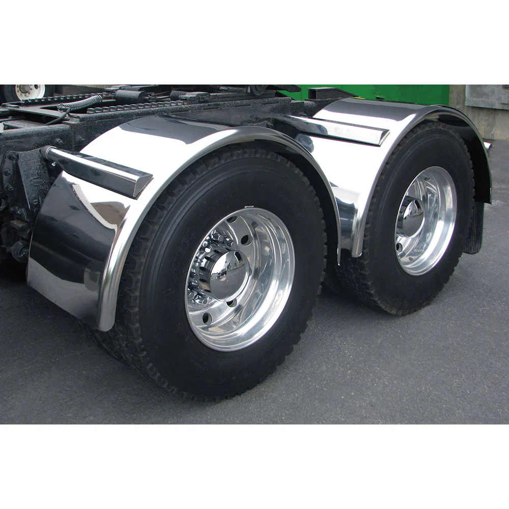 80" Stainless Steel Single Axle Fenders 41-3/4"OD