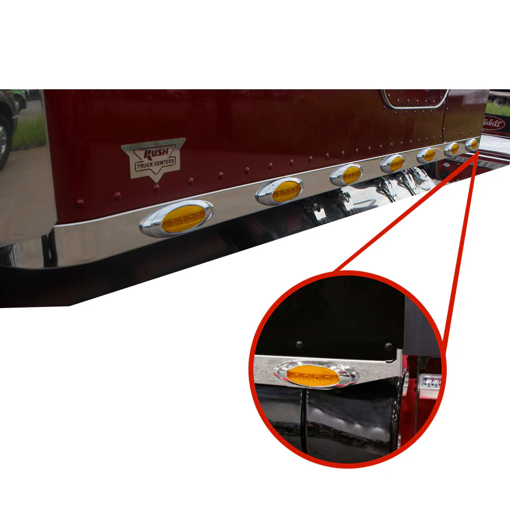 80" Peterbilt 579 567 Sleeper Panel with Extension and P1 Lights 2.5"