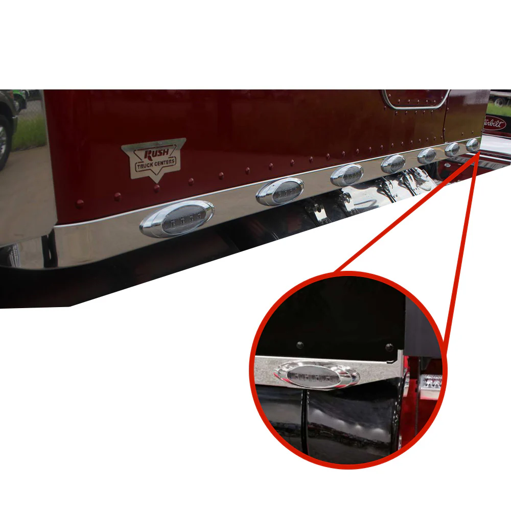 80" Peterbilt 579 567 Sleeper Panel with Extension and P1 Lights 2.5" - Image 2