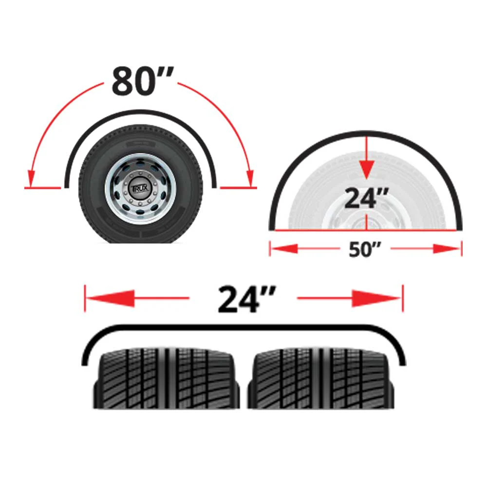 80" Smoke & Mirrors Single Axle Fenders - Image 3