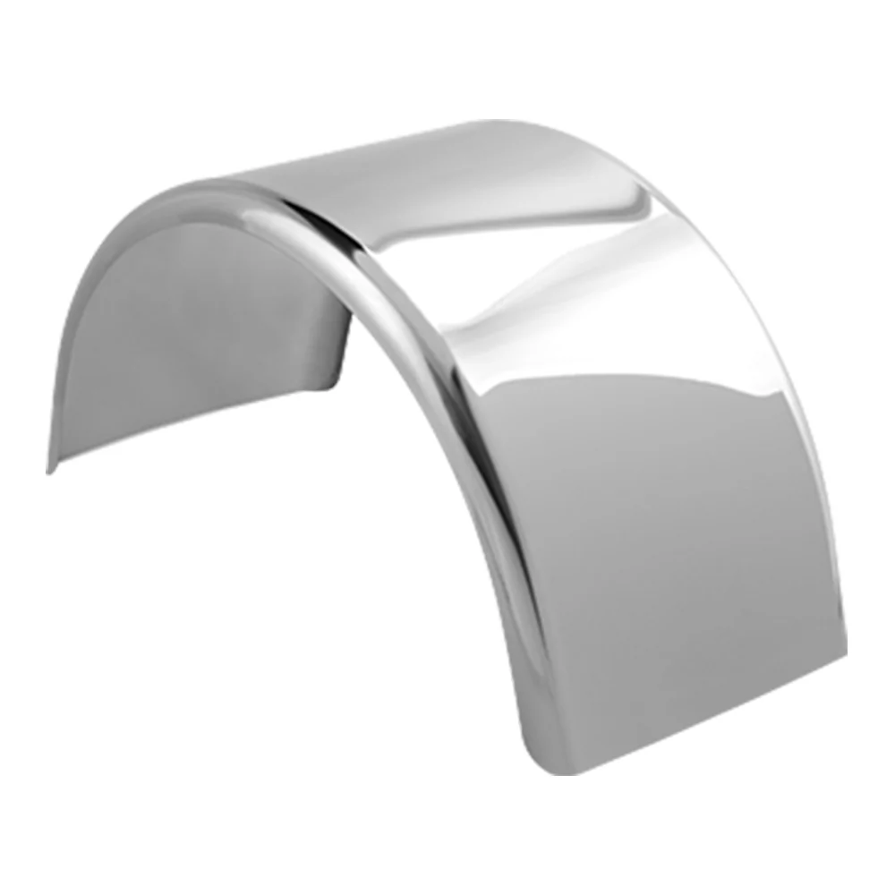 83" 430 Stainless Steel Single Axle Fenders with Mounting Kit