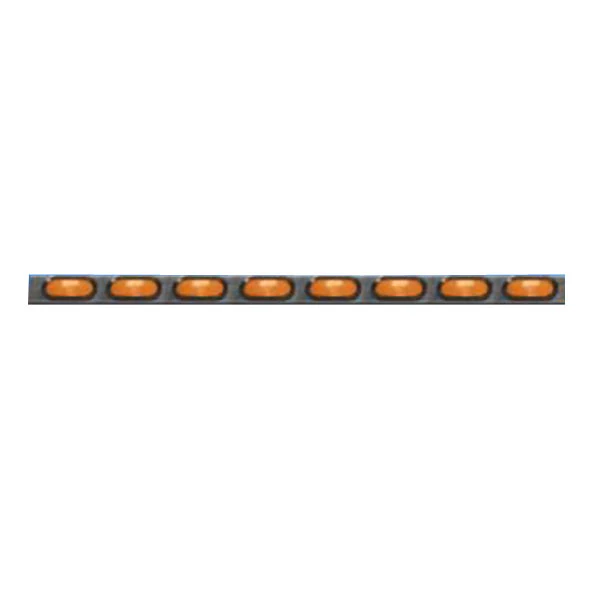 86" Stainless Steel Channel Bracket with Five Oval Incandescent Lights