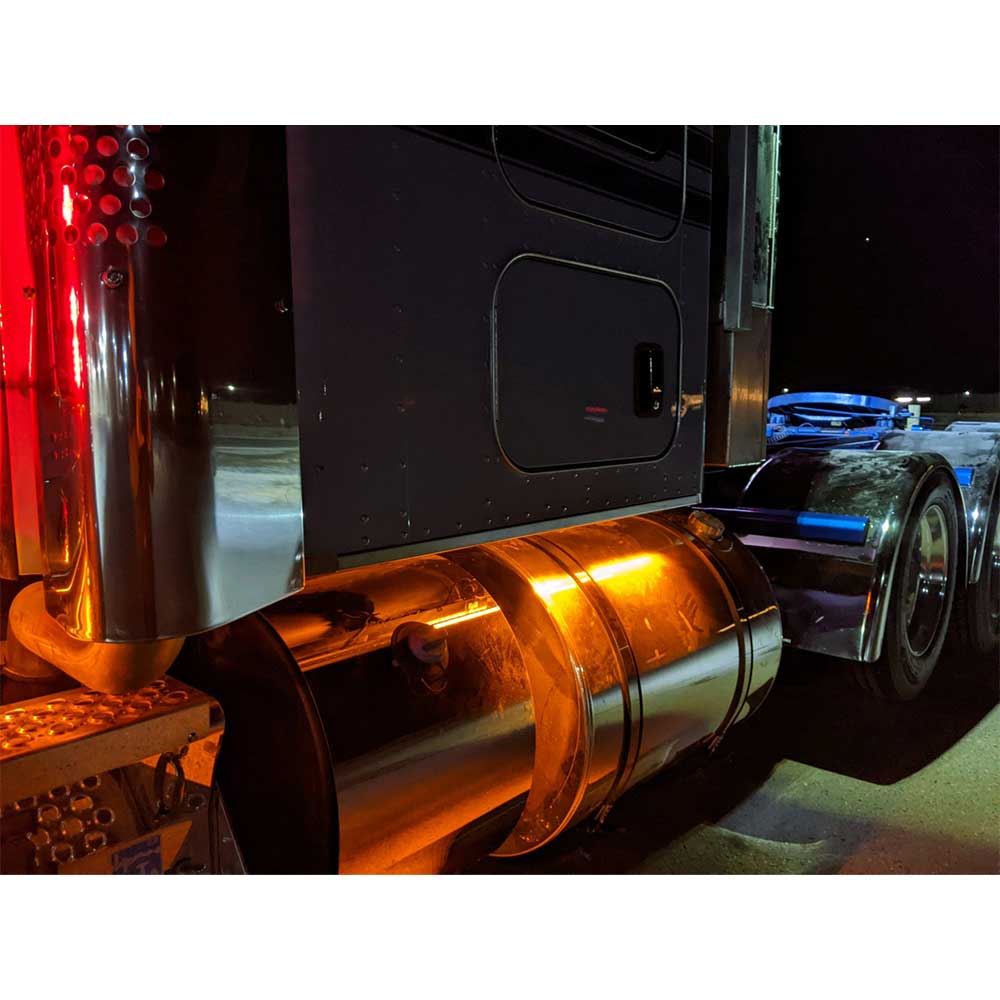 86" x 1" Kenworth W900L Stainless Steel Sleeper Panel - Image 4