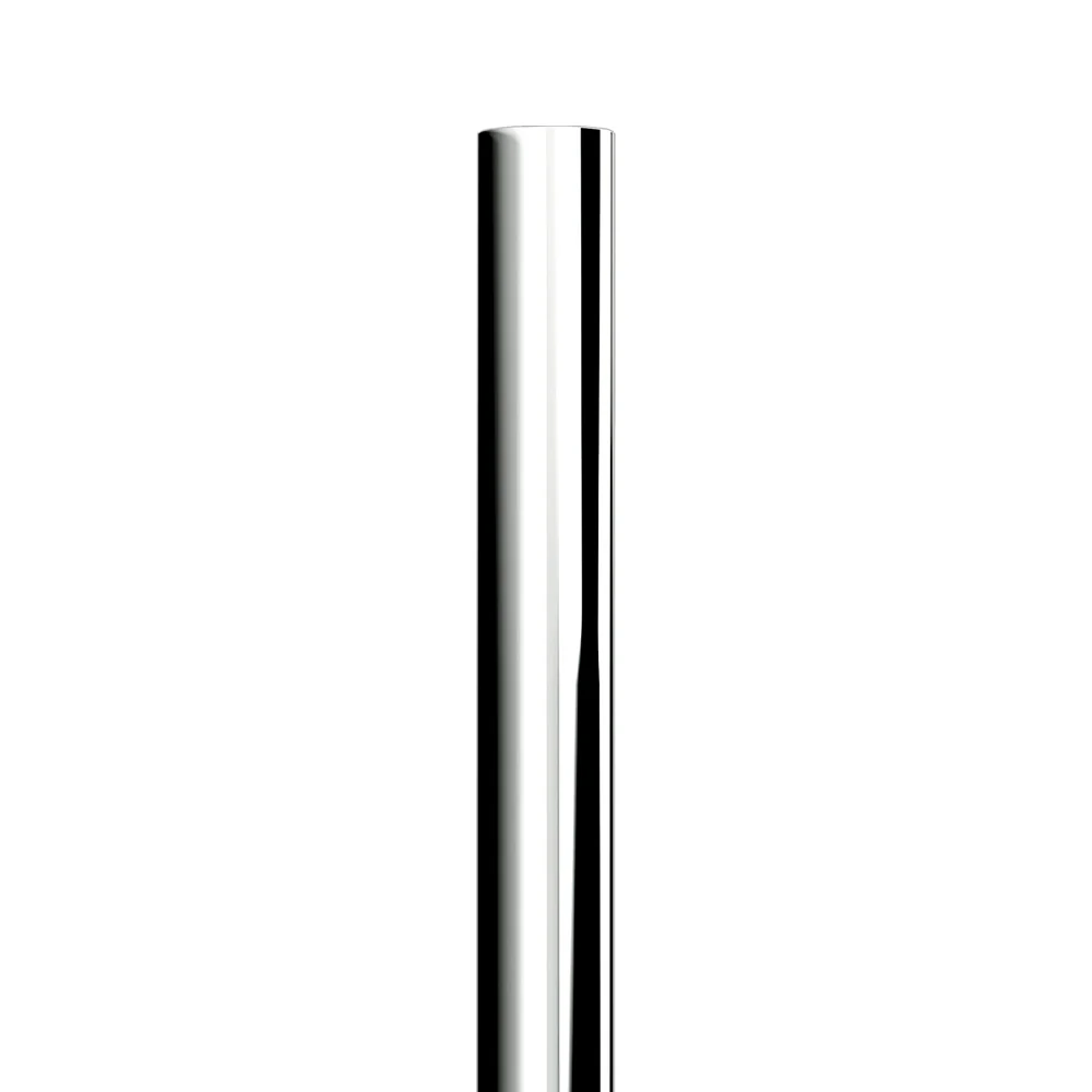 8"D x 96"L Stove Pipe One-Piece Chrome Top Stack