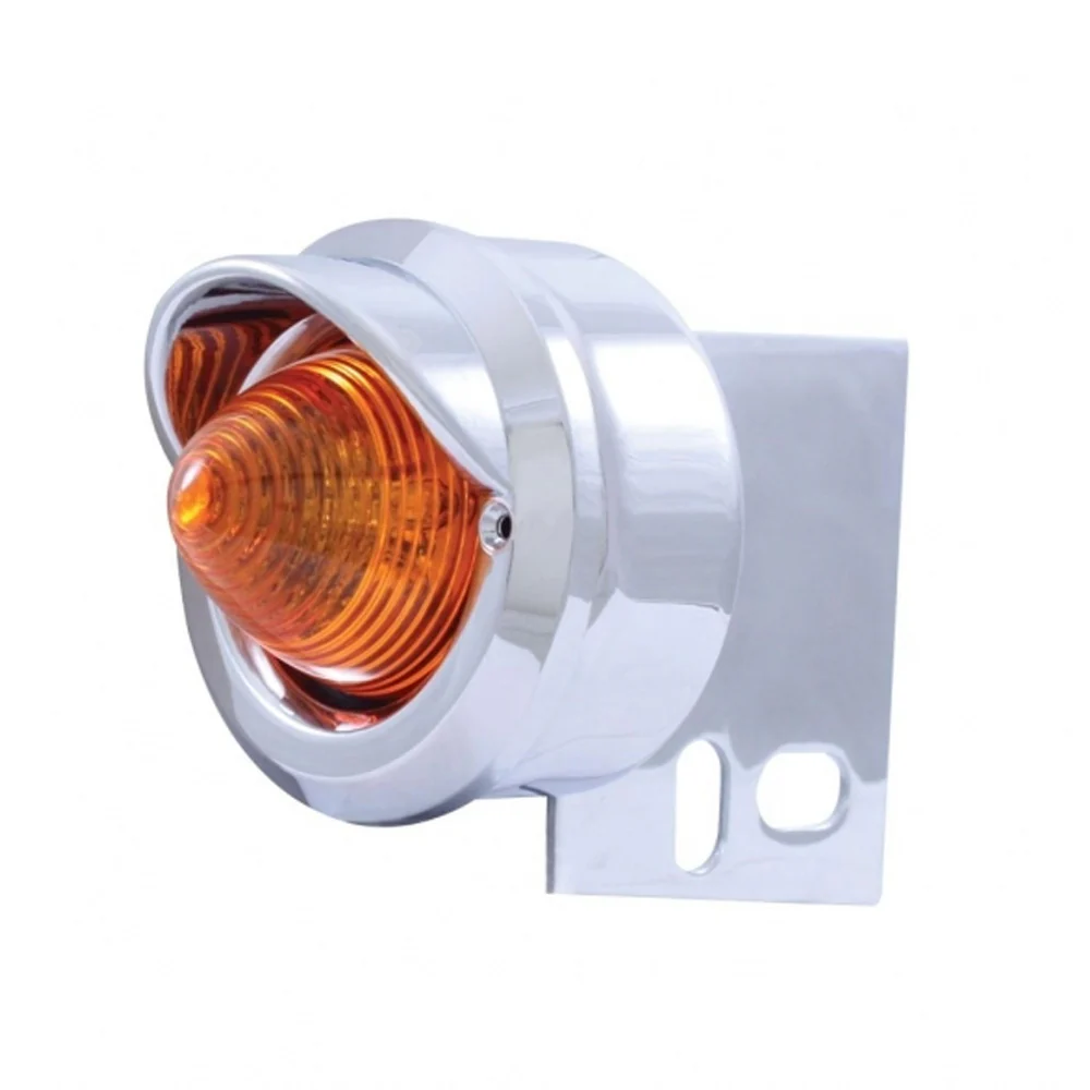 9 LED Beehive Mud Flap Hanger End Light with Visor - Image 3