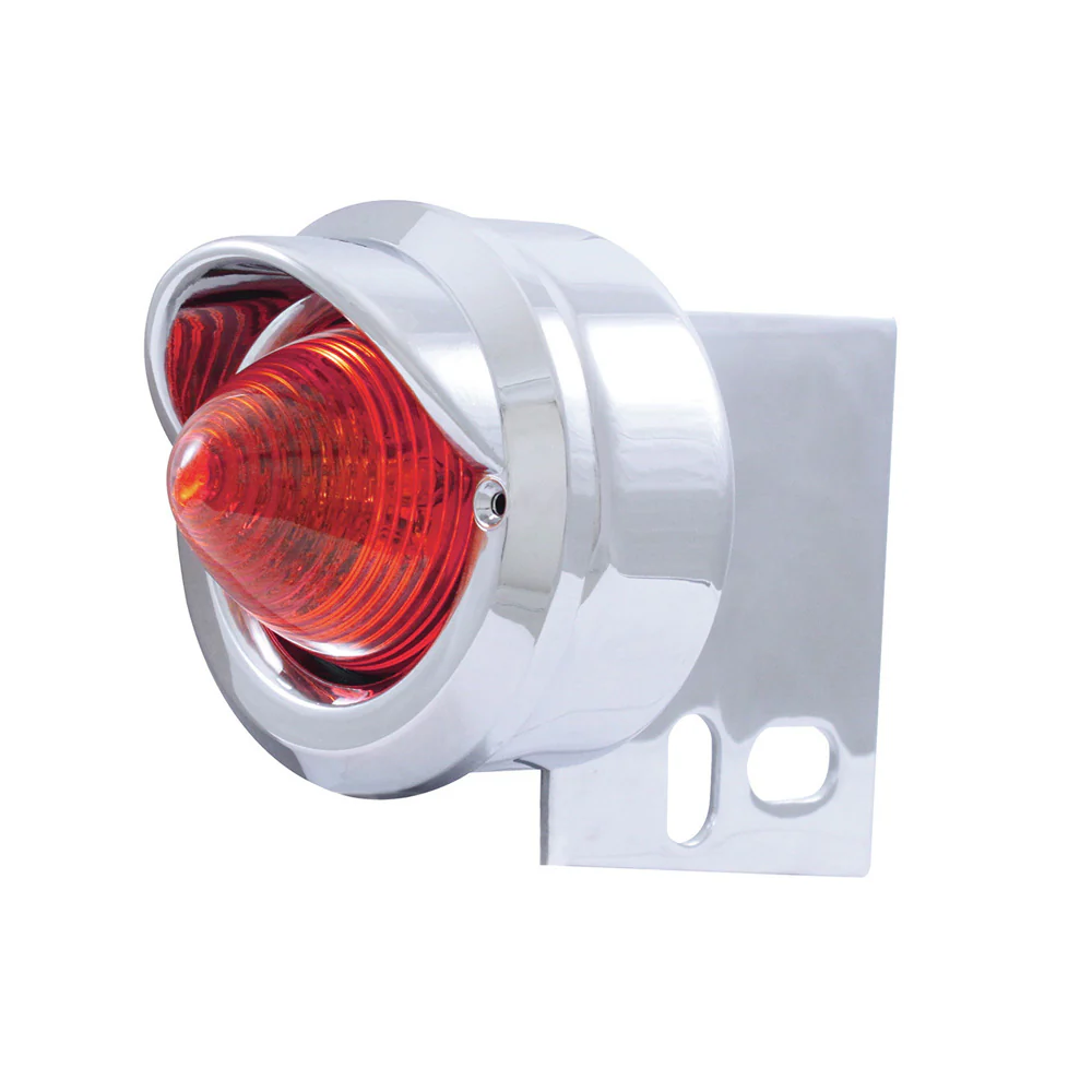 9 LED Beehive Mud Flap Hanger End Light with Visor - Image 4
