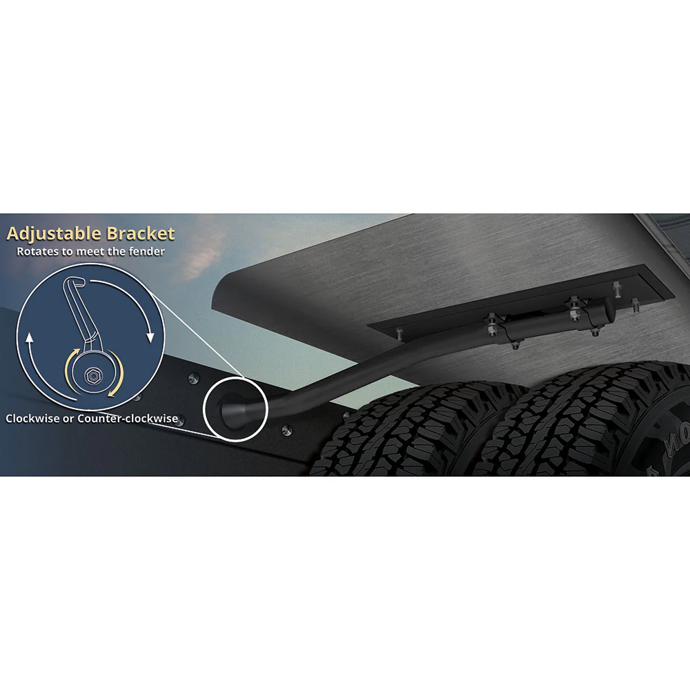 9" Offset 360 Degree Center Fender Mounting Bracket - Image 5