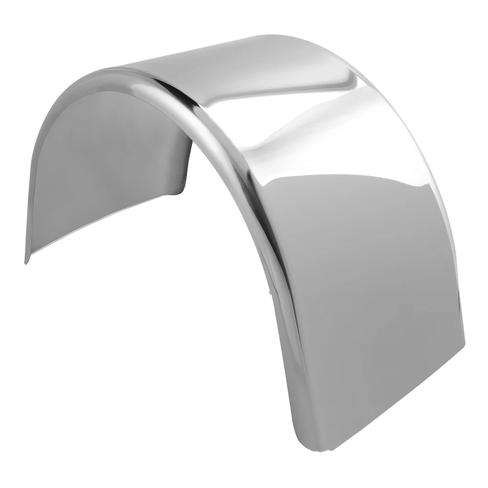 90" 430 Stainless Steel Low Rider Single Axle Fenders with Mounting Kit