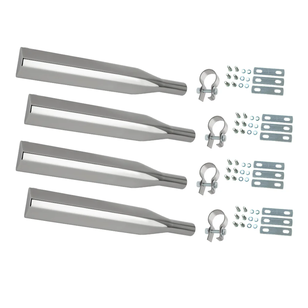90" 430 Stainless Steel Low Rider Single Axle Fenders with Mounting Kit - Image 3