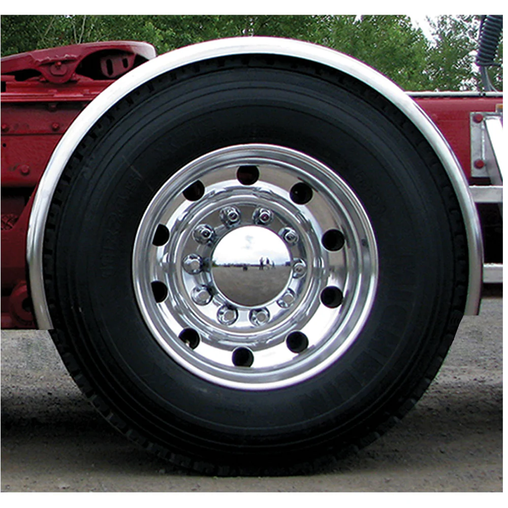 91" Rollin' Lo Stainless Steel Single Axle Fenders