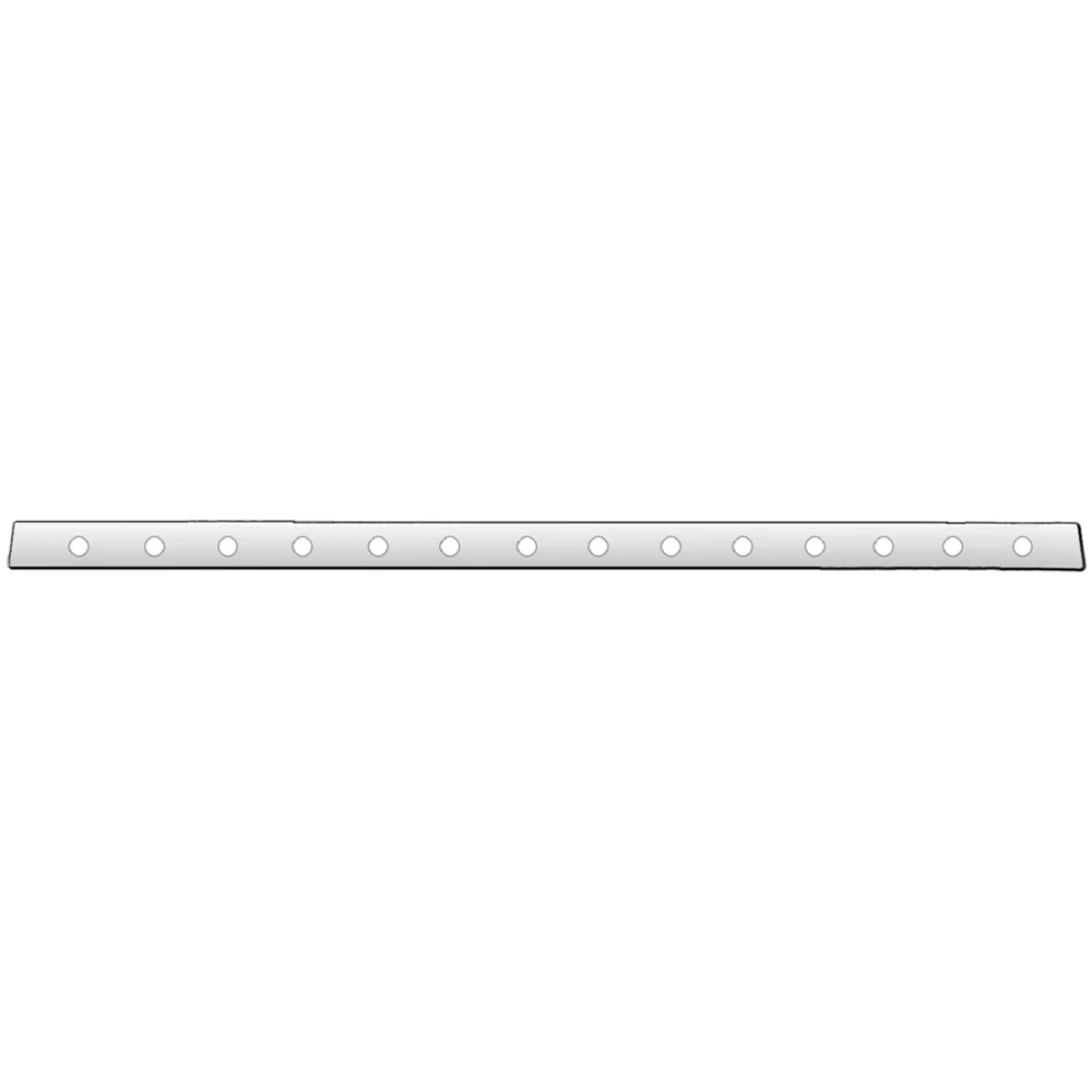 94" Bumper Bar with Cutouts for 14 Bulls-Eye Lights