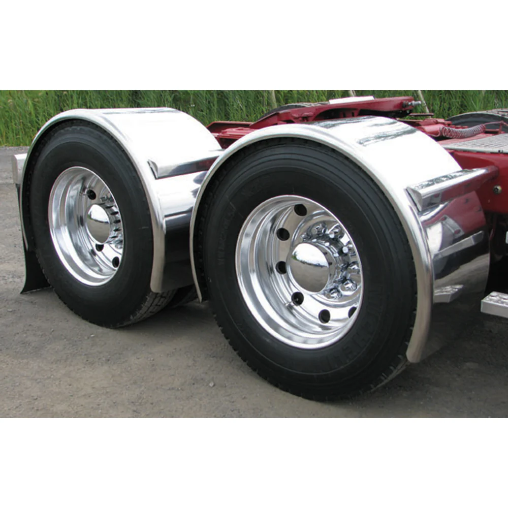 95" Stainless Steel Rollin' Lo Single Axle Fenders