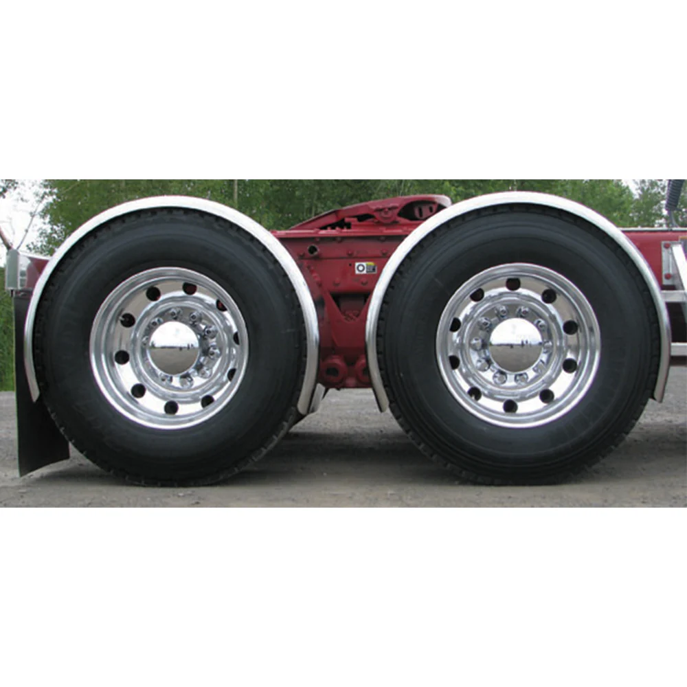 95" Stainless Steel Rollin' Lo Single Axle Fenders - Image 3