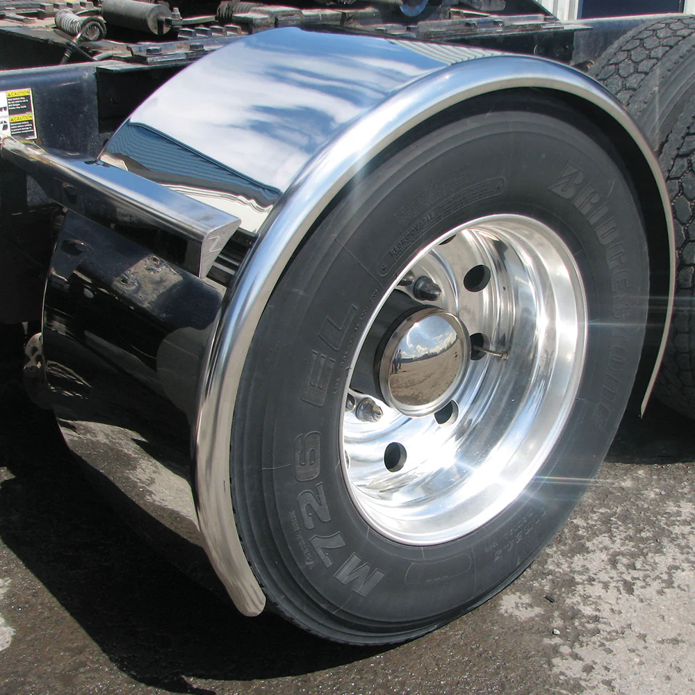 95" Stainless Steel Rollin' Lo Single Axle Fenders - Image 4
