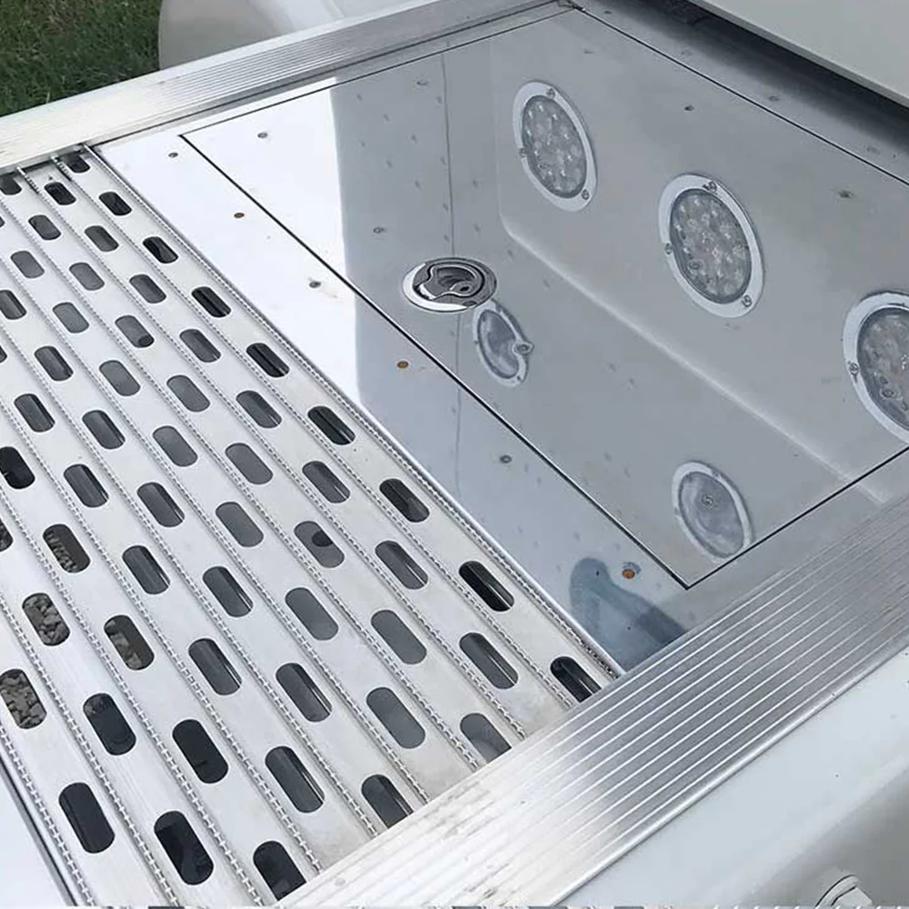97-3/4" L x 30-1/4" W (10 Plank) Dyna Deck Cover - Flush Mount - Image 3