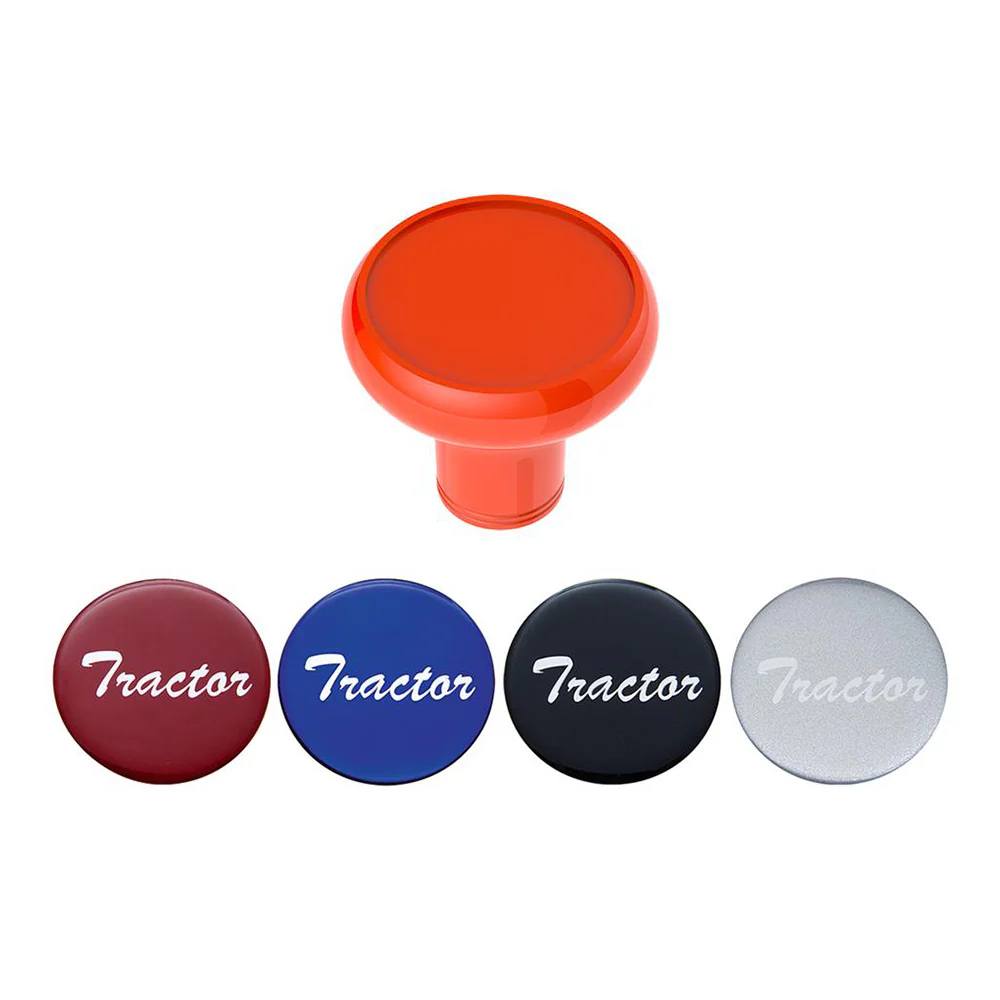 Aluminum Tractor Knobs with Multi-Color Glossy Tractor Stickers - Thread On - Image 5