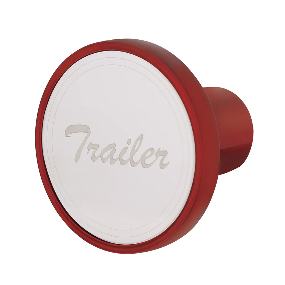 Aluminum Trailer Air Valve Knob - Candy Red