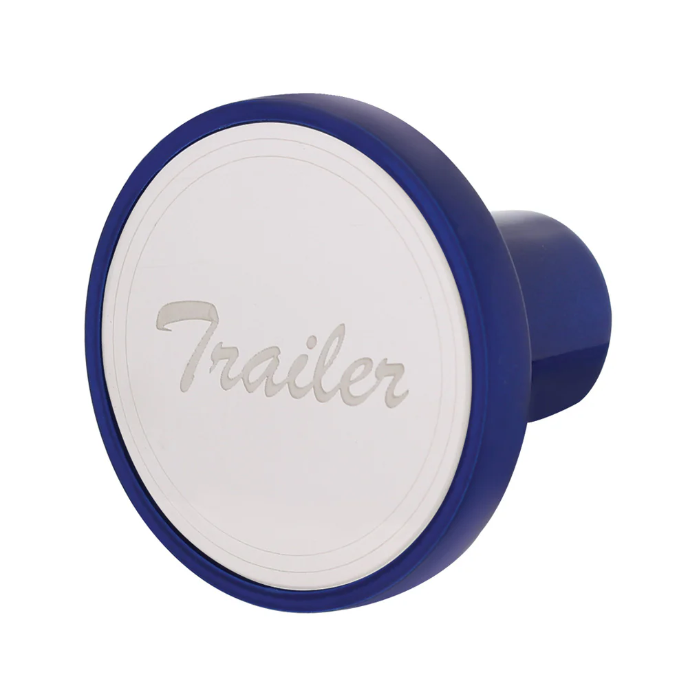 Aluminum Trailer Air Valve Knob - Indigo Blue