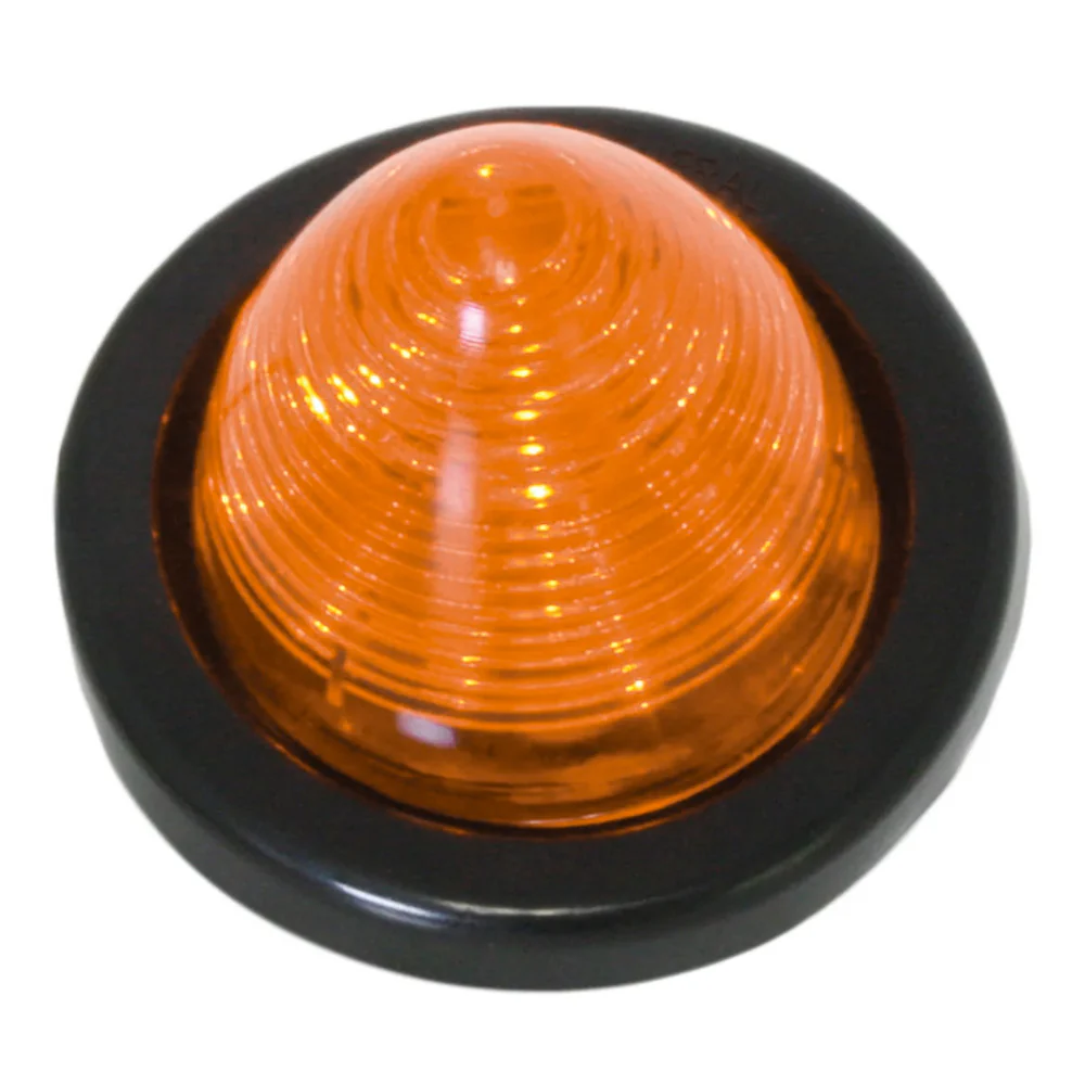 Amber 2" Beehive LED Light With Grommet