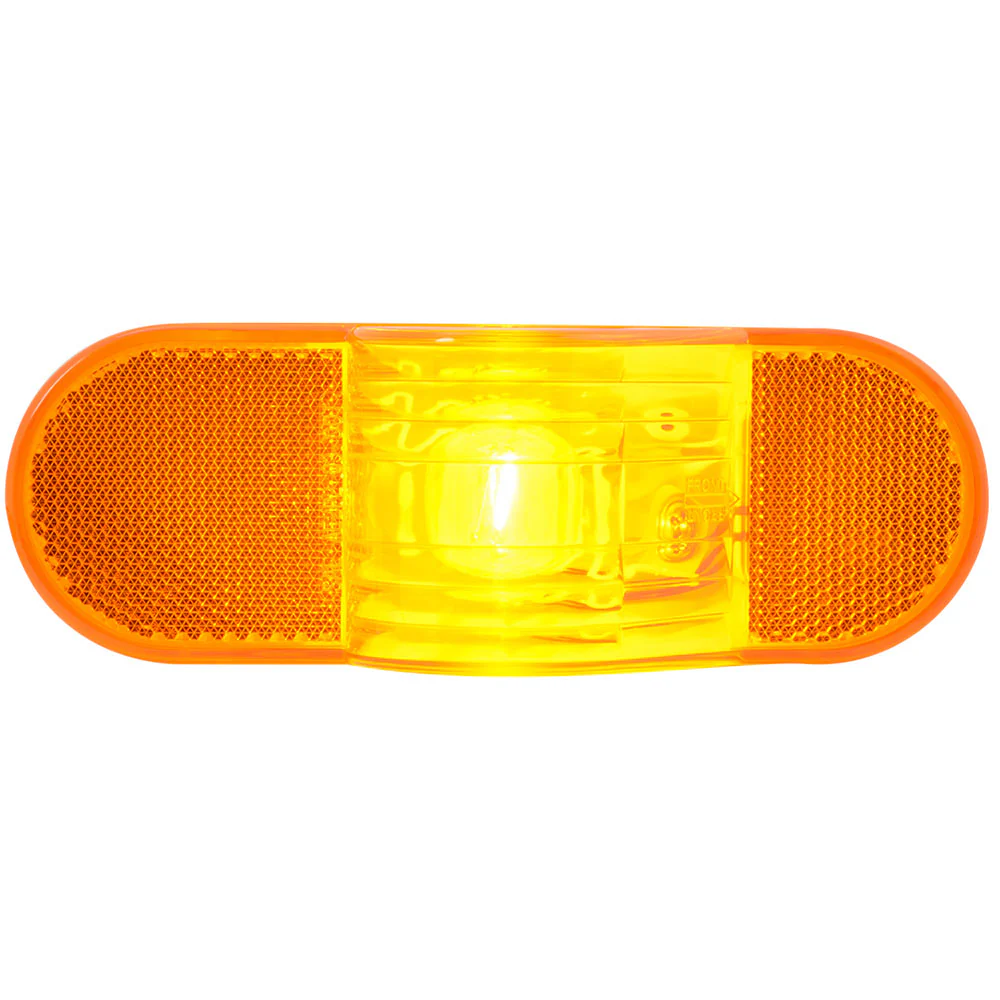 Amber Oval Sealed Light with Reflector - Image 2
