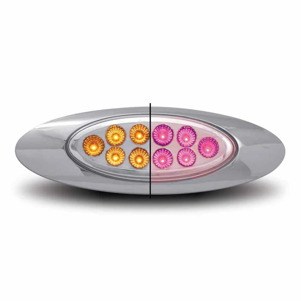 Amber/Pink Gen 4 Dual Revolution LED Marker Light