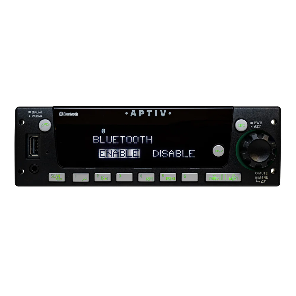 Aptiv Heavy-Duty Radio AM/FM/WB with Integrated Bluetooth ®