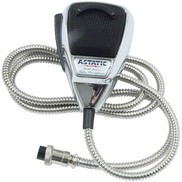Astatic 636L Chrome CB Mic