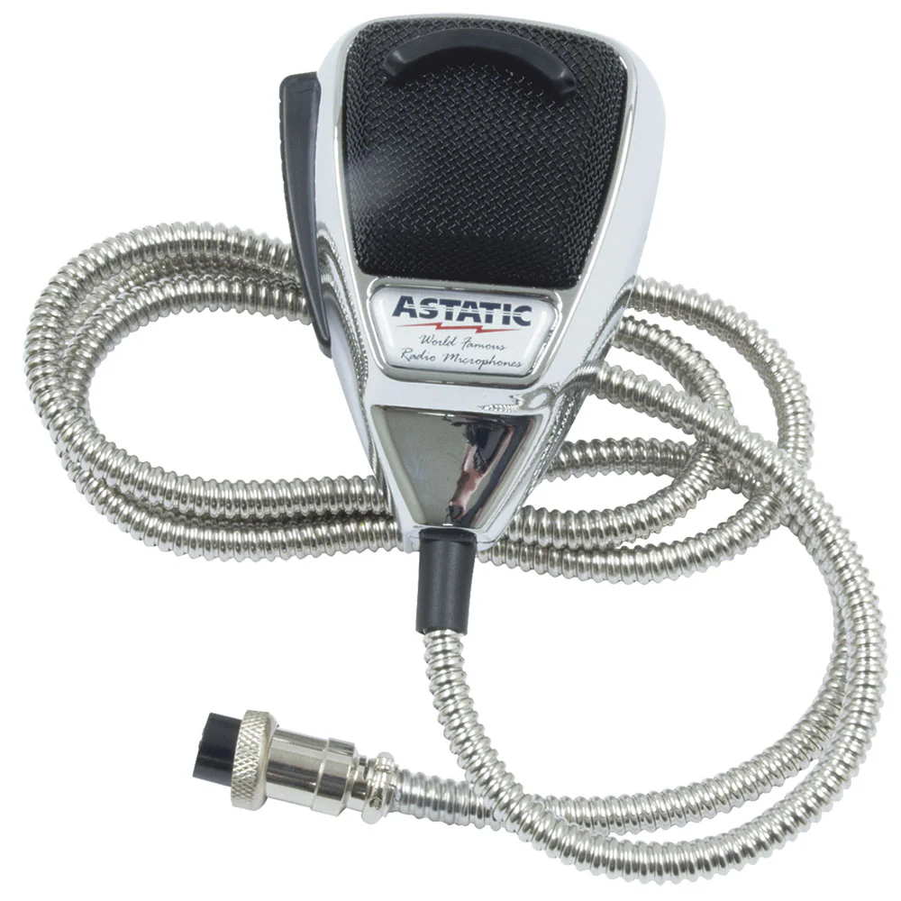 Astatic 636L Chrome CB Mic - Image 2
