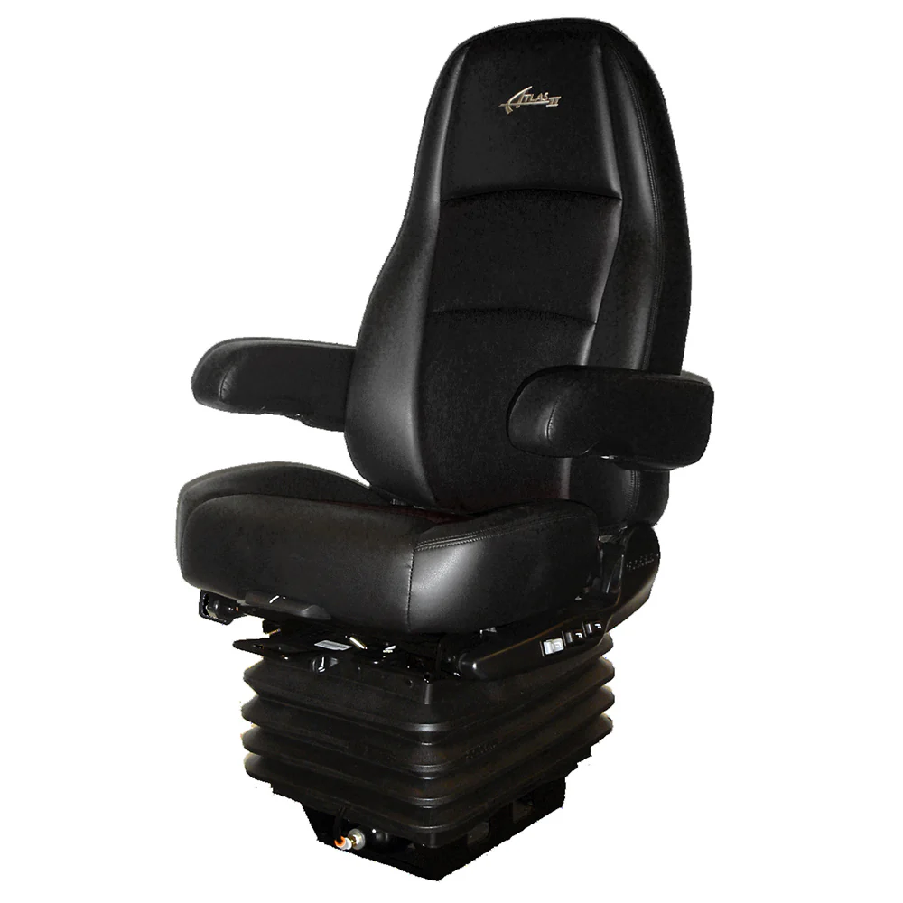 Atlas II ActiveVRS Truck Seat, Black Ultraleather
