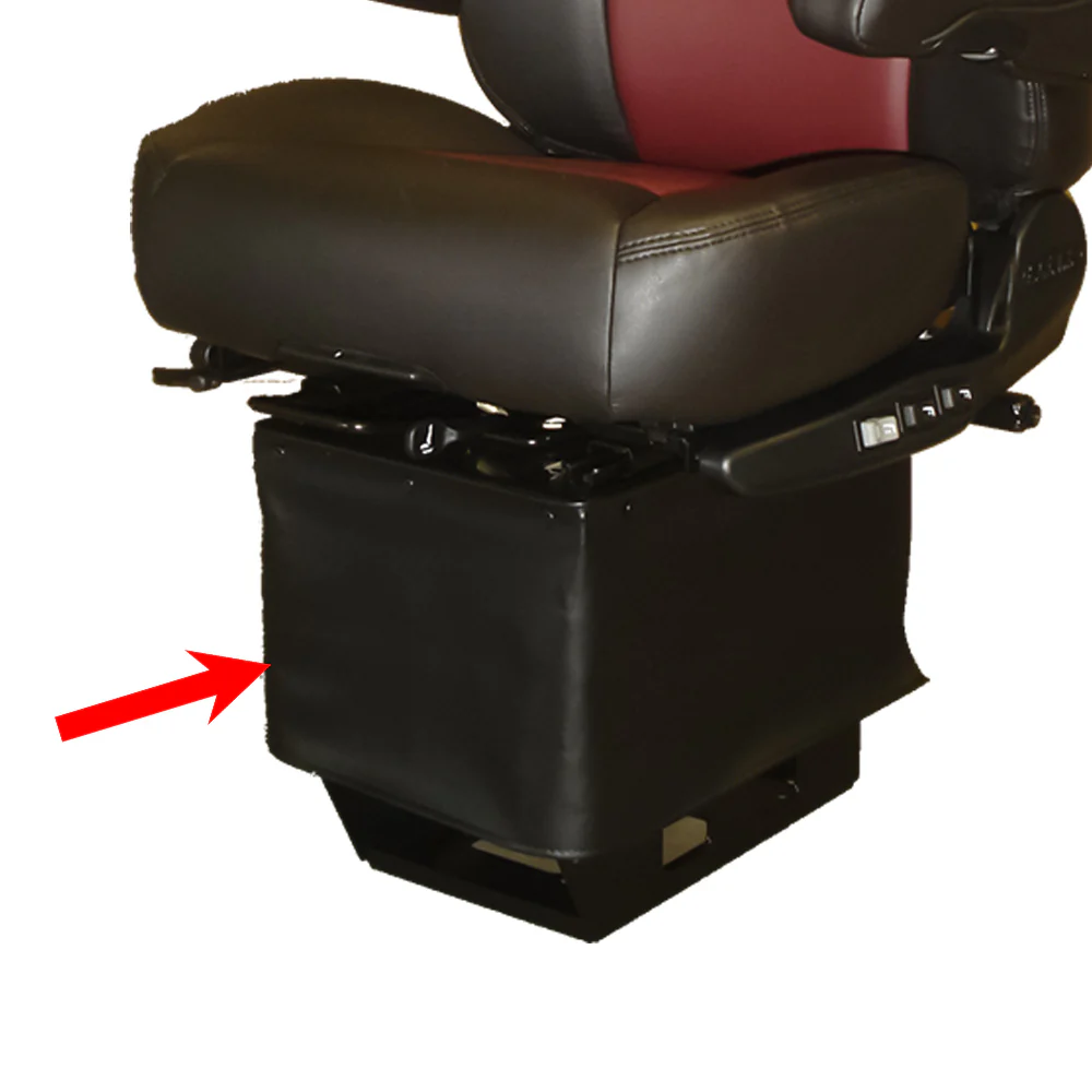 Atlas II and 80 Series Seat Black Vinyl Skirting