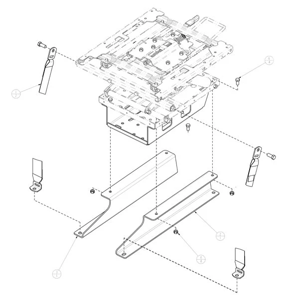 Atlas II Seat Peterbilt & Kenworth Adapter Kit