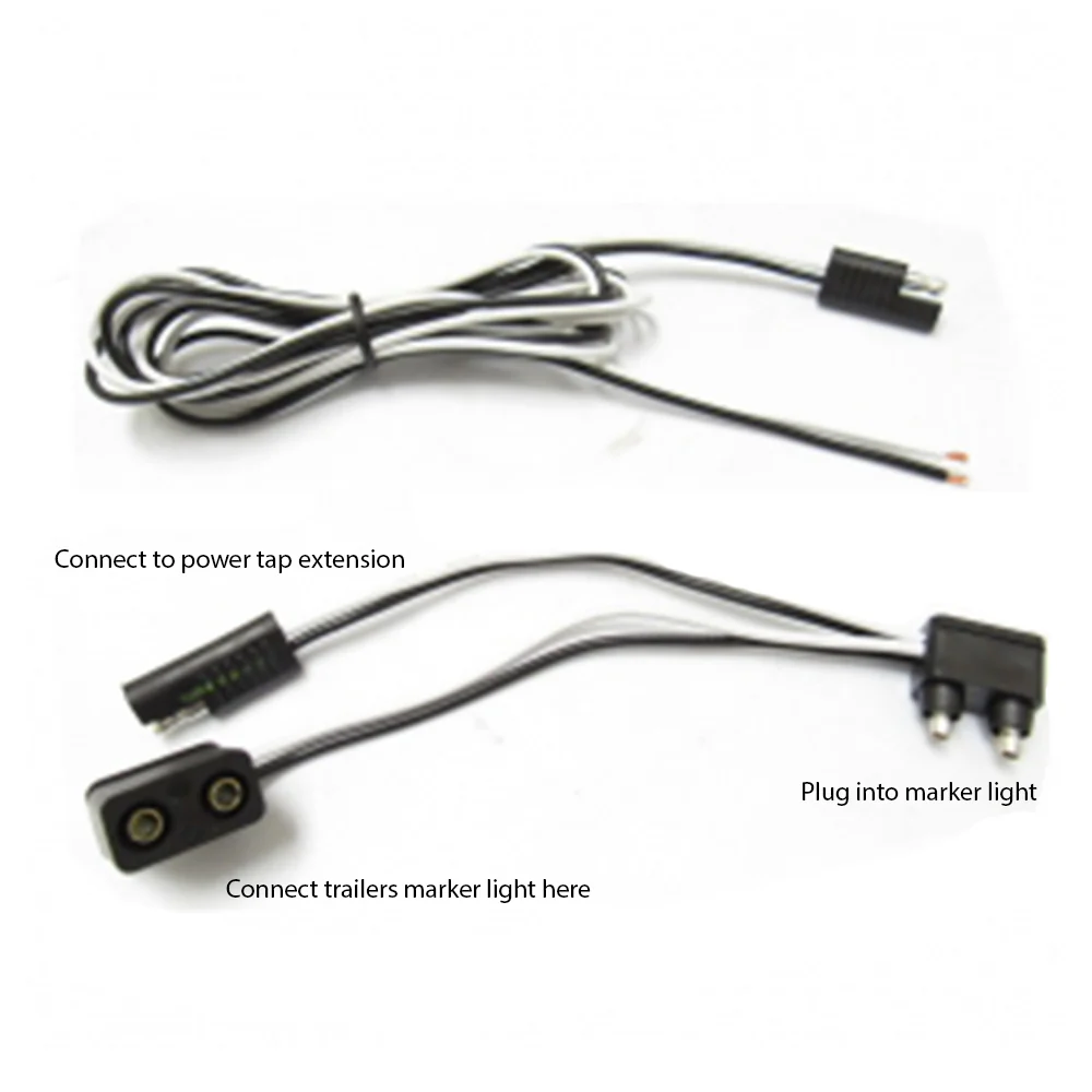 Auxiliary Lighting Power Tap with 6' Power Tap Extension Harness