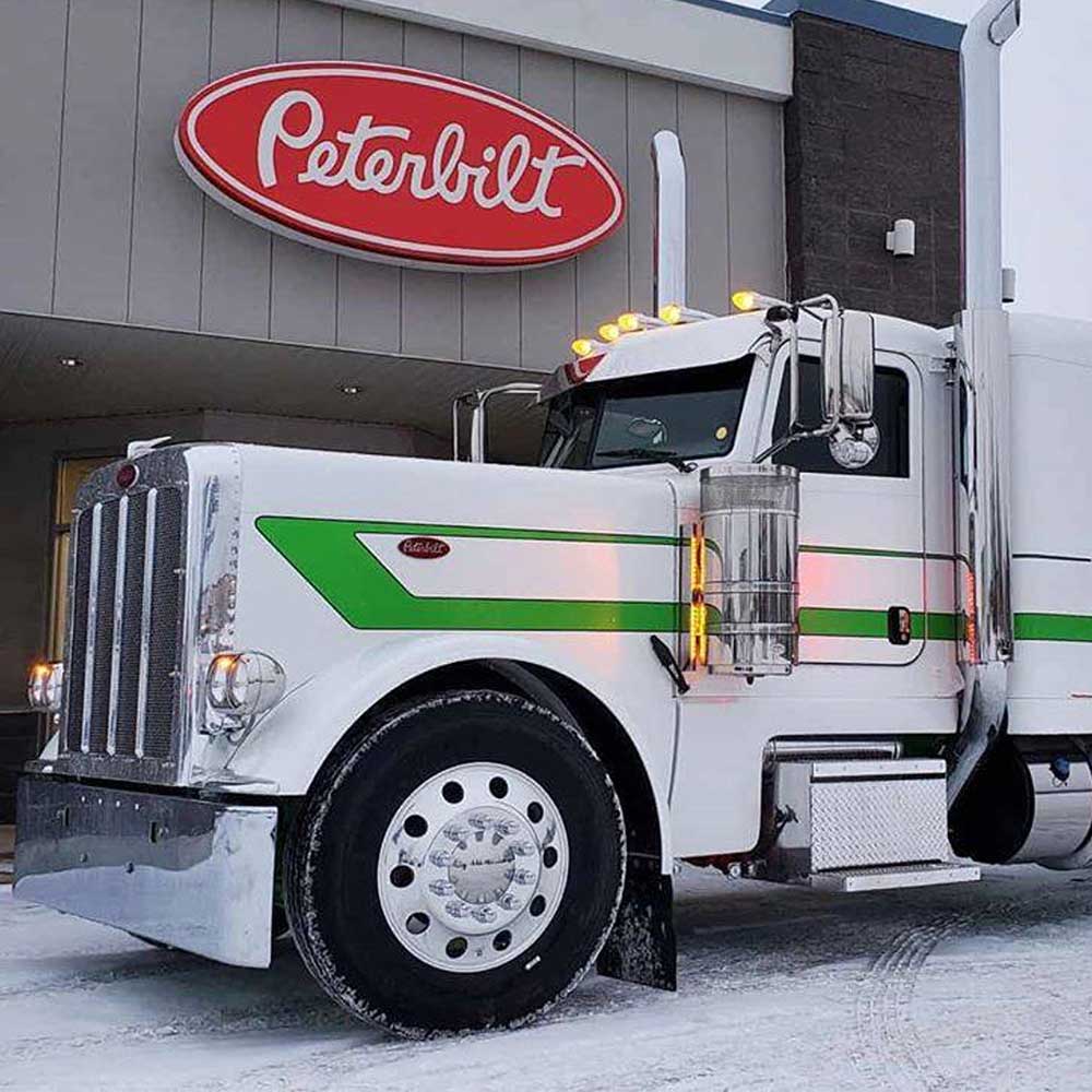 Backlit Front Air Cleaner Light Bars for Peterbilt 15" Donaldson Air Cleaners - Image 3