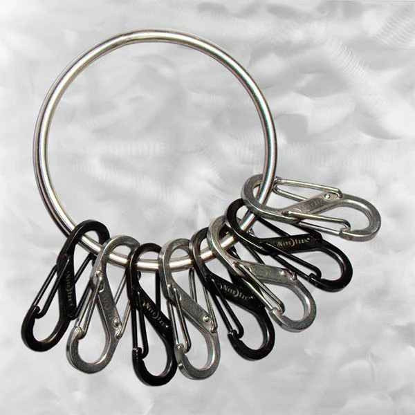 BigRing Steel Key Ring and S-Biners