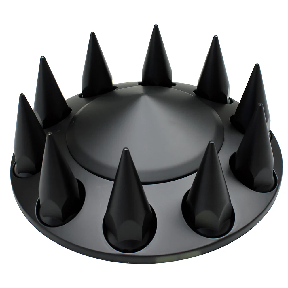 Black ABS Front Axle Cover with Cone Hubcap