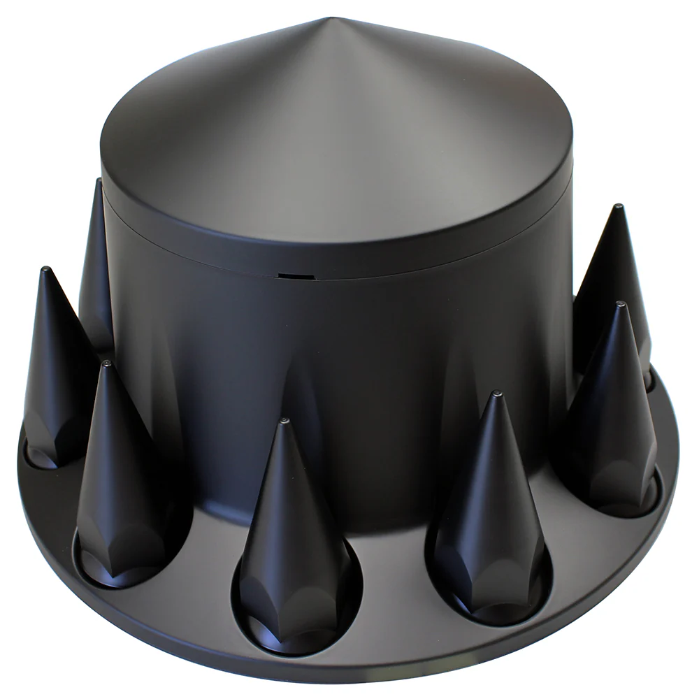 Black ABS Rear Axle Cover with Cone Hubcap