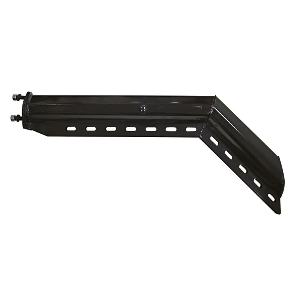 Black Angled Mud Flap Hangers 1 1/8" Spacing