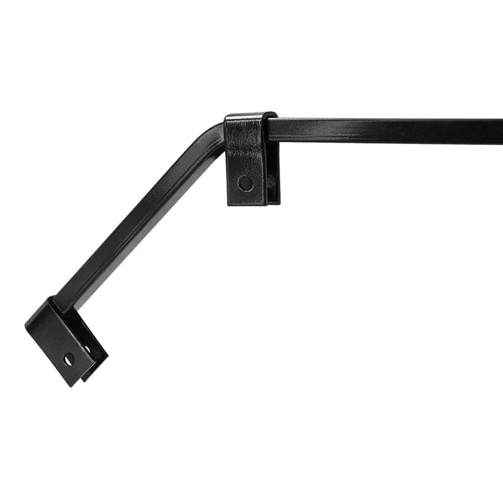 Black Angled Mud Flap Hangers with Mounting Hardware - Image 6