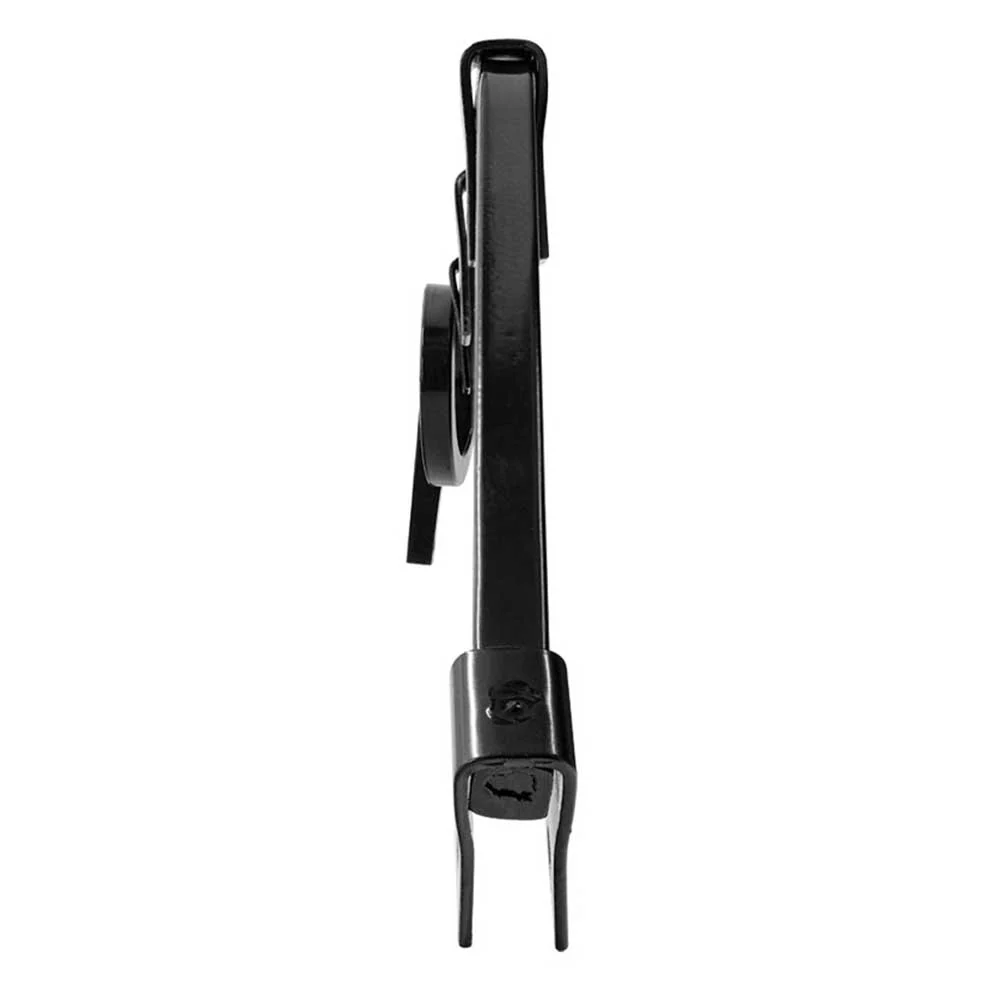 Black Angled Mud Flap Hangers with Single Coil and Mounting Hardware - Image 4