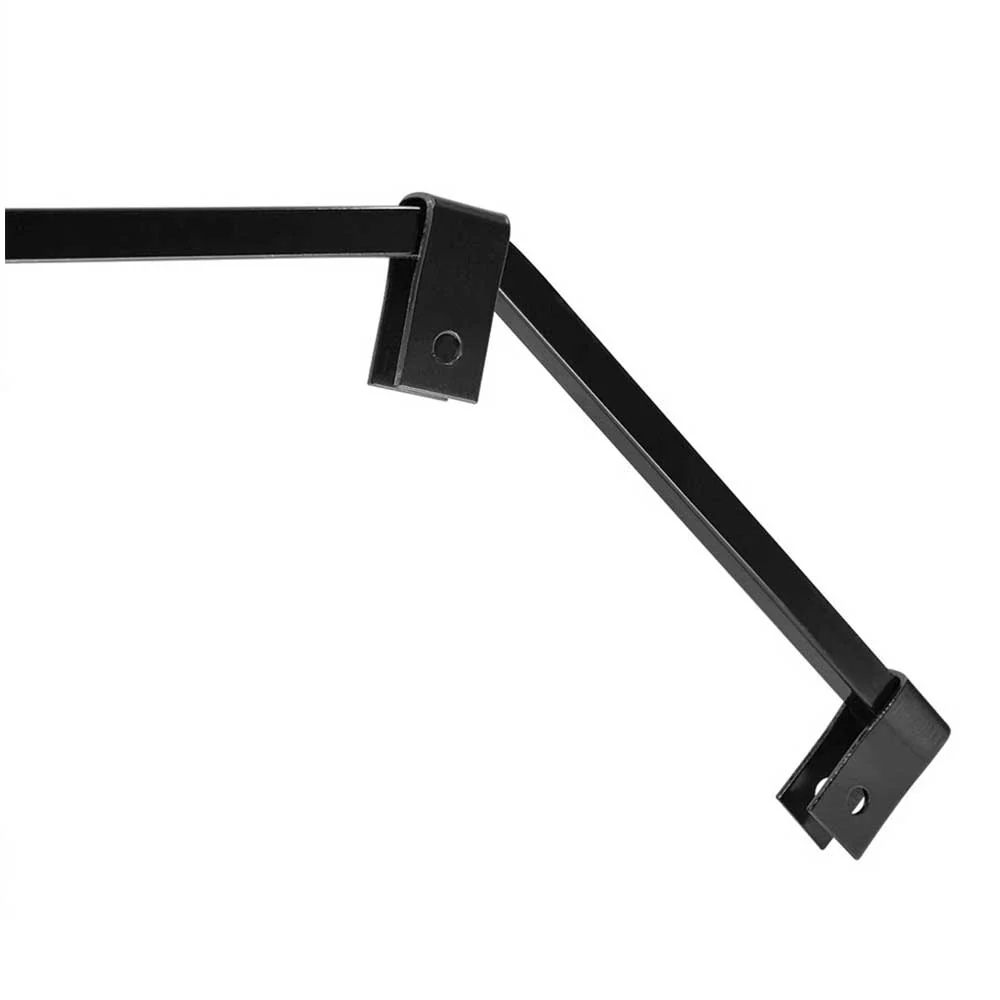 Black Angled Mud Flap Hangers with Single Coil and Mounting Hardware - Image 6