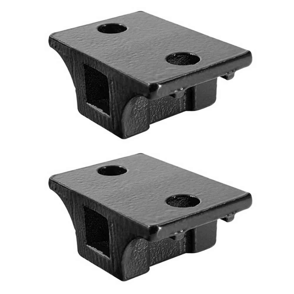 Black Angled Mud Flap Hangers with Single Coil and Mounting Hardware - Image 7