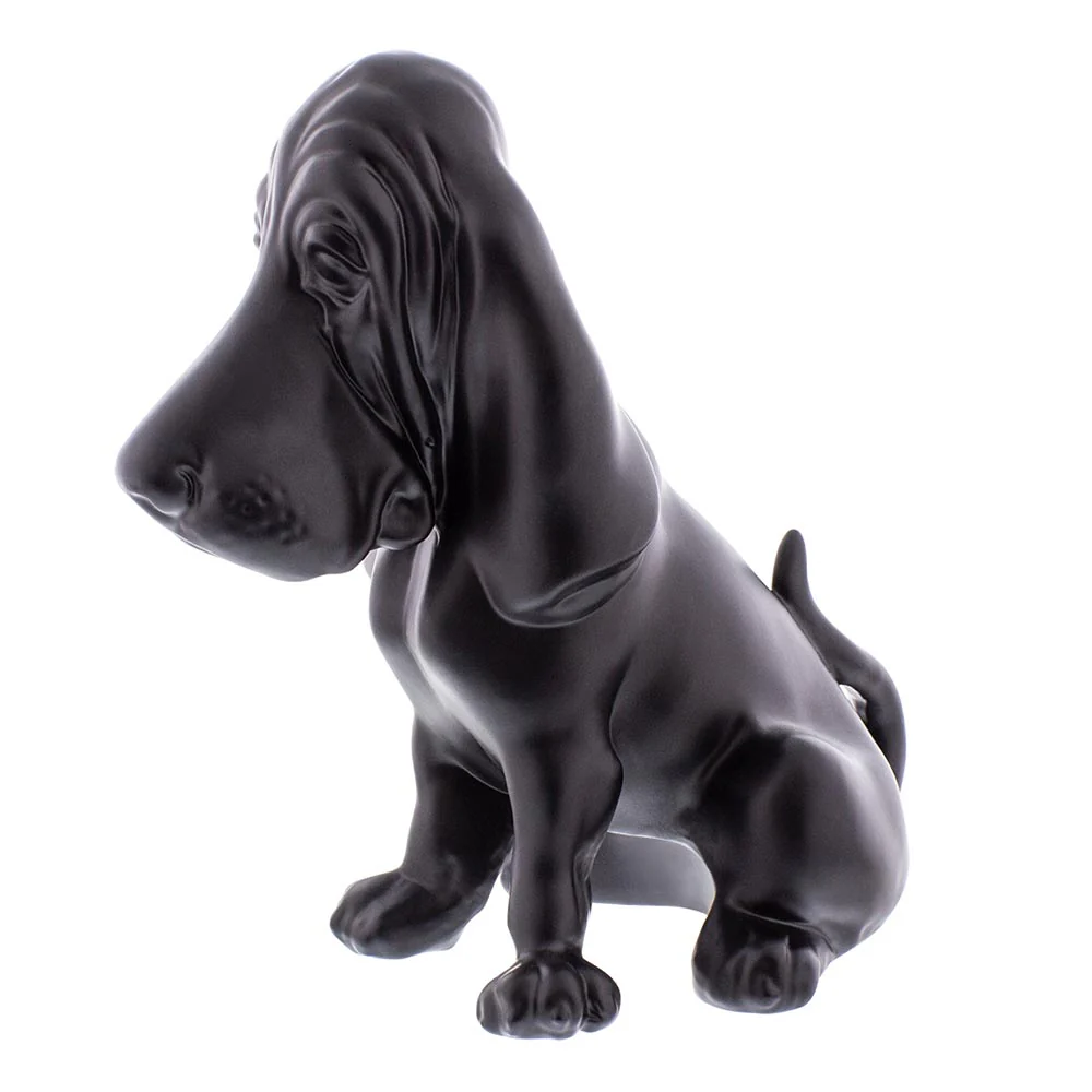 Black Basset Hound Ornament - Image 2