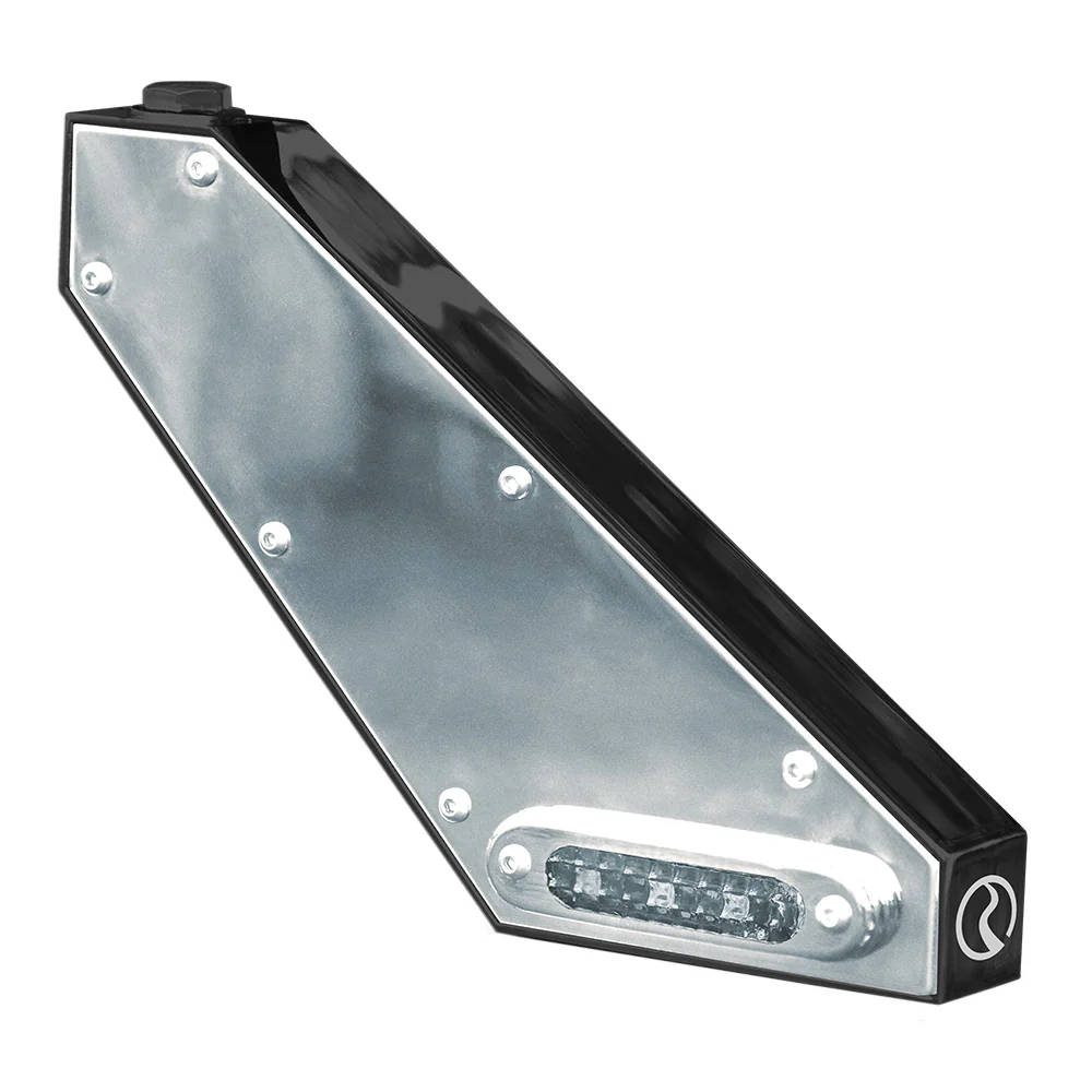 Black Billet Mirror Light Brackets - Image 6