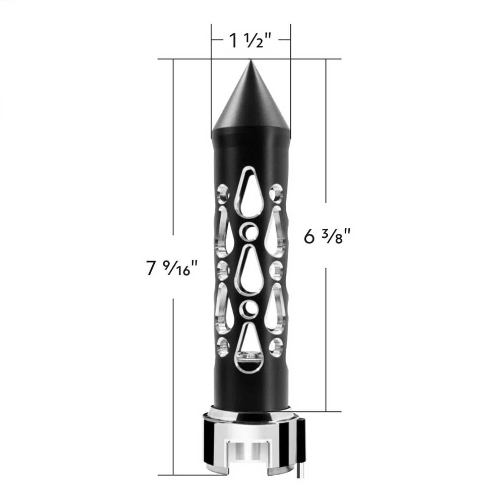 Black Brooklyn 13/15/18 Shifter Knob with LED - Image 8